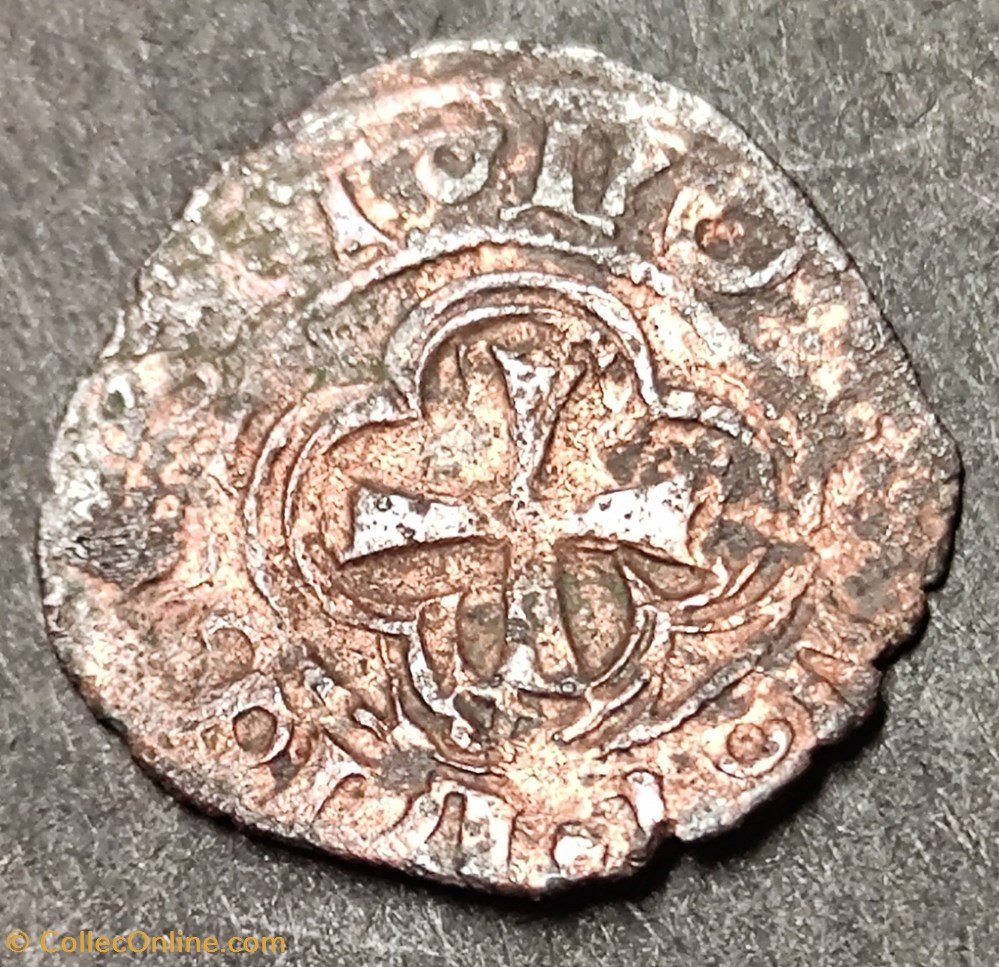 monnaies europe medievale france royales charles viii 1438 1498 denier tournois