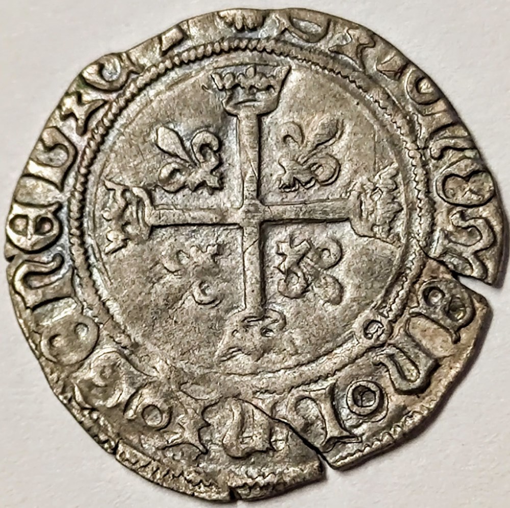 monnaies europe medievale france royales charles viii 1438 1498 petit karolvs dijon