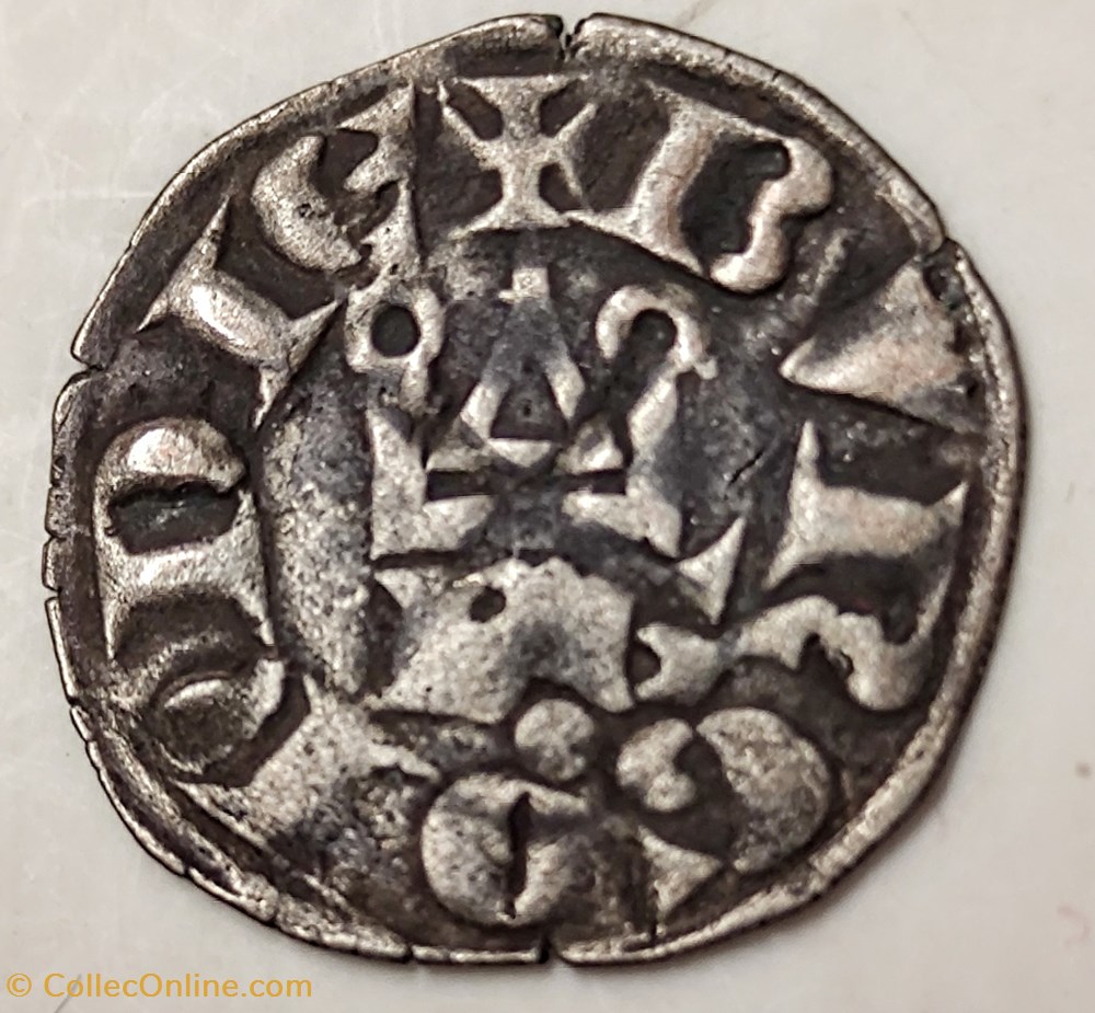EUDES IV 1315-1349 denier monnaies europe medievale a france feodales eudes iv 1315 1349 denier