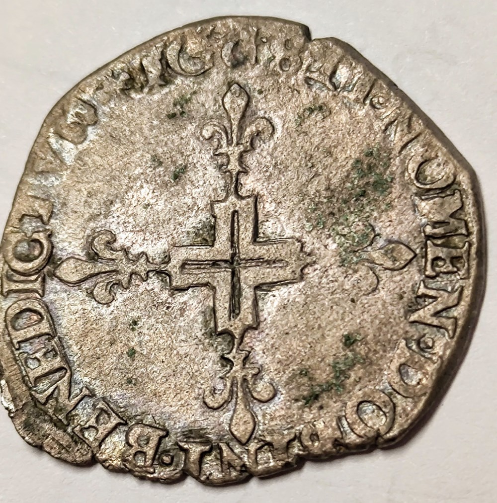 HENRI III Double sol parisis 2 ème type 1578 monnaies europe medievale france royales henri iii double sol parisis 2 eme type 1578