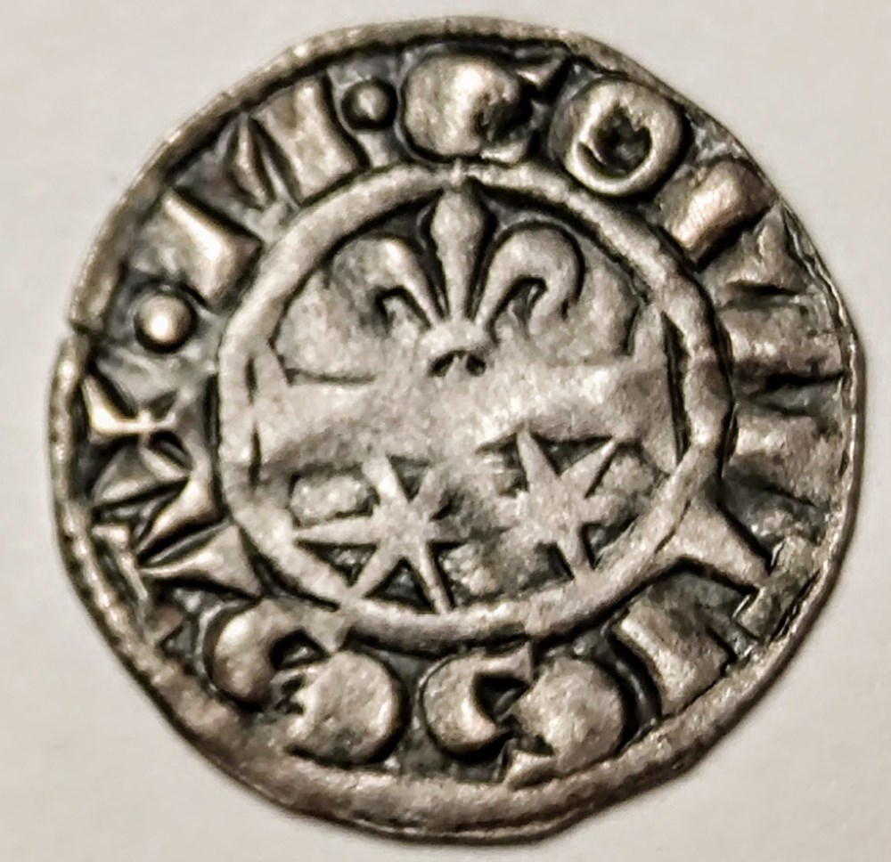monnaies europe medievale france feodales nivernais comte de nevers mahaut ii 1257 1267 denier
