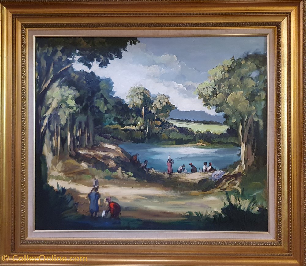 Lavanderas arte antichita dipinti disegni lavanderas