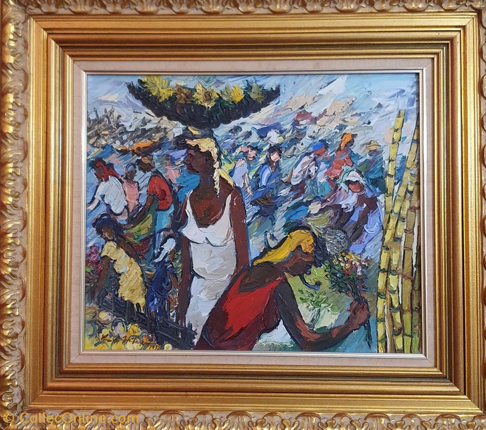 arte antichita dipinti disegni el mercado de villa