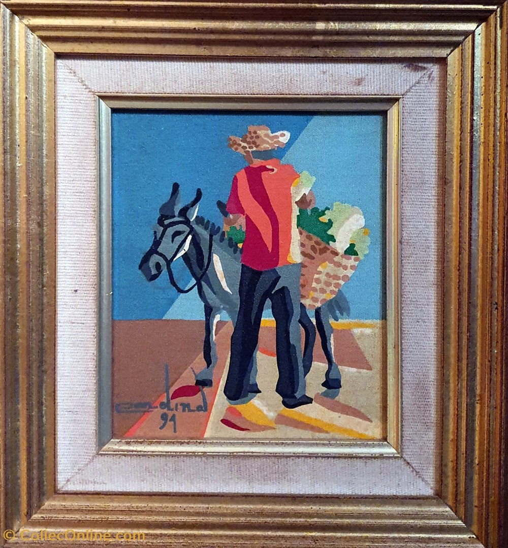 arte antichita dipinti disegni campesino