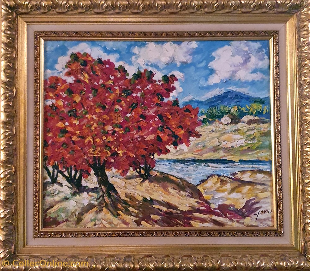 Framboyan arte e antichita dipinti disegni framboyan