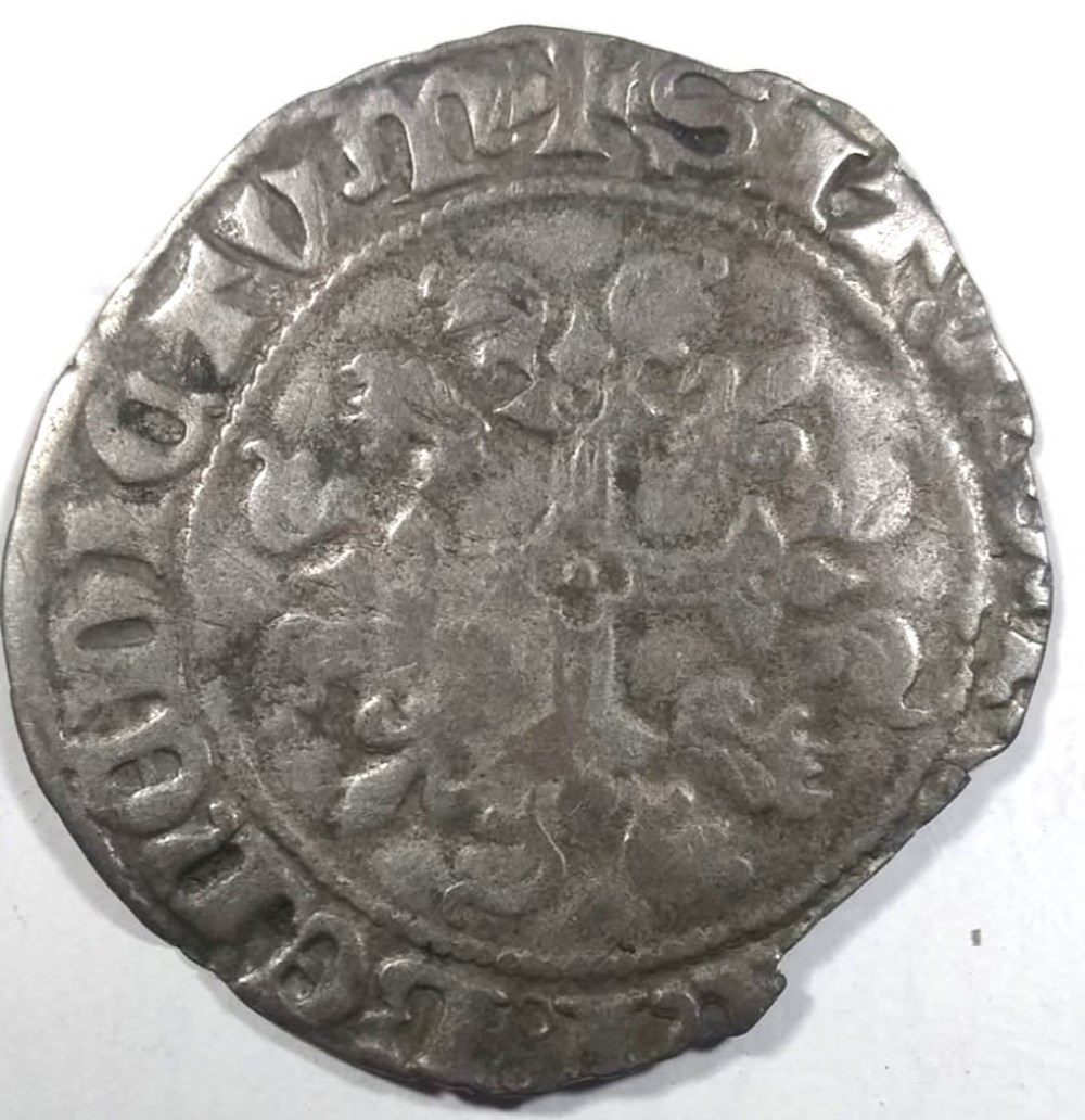 Blanc, Philippe III duc de Bourgogne (1419 - 1477) coins european medieval to france feudal blanc philippe iii duc de bourgogne 1419 1477