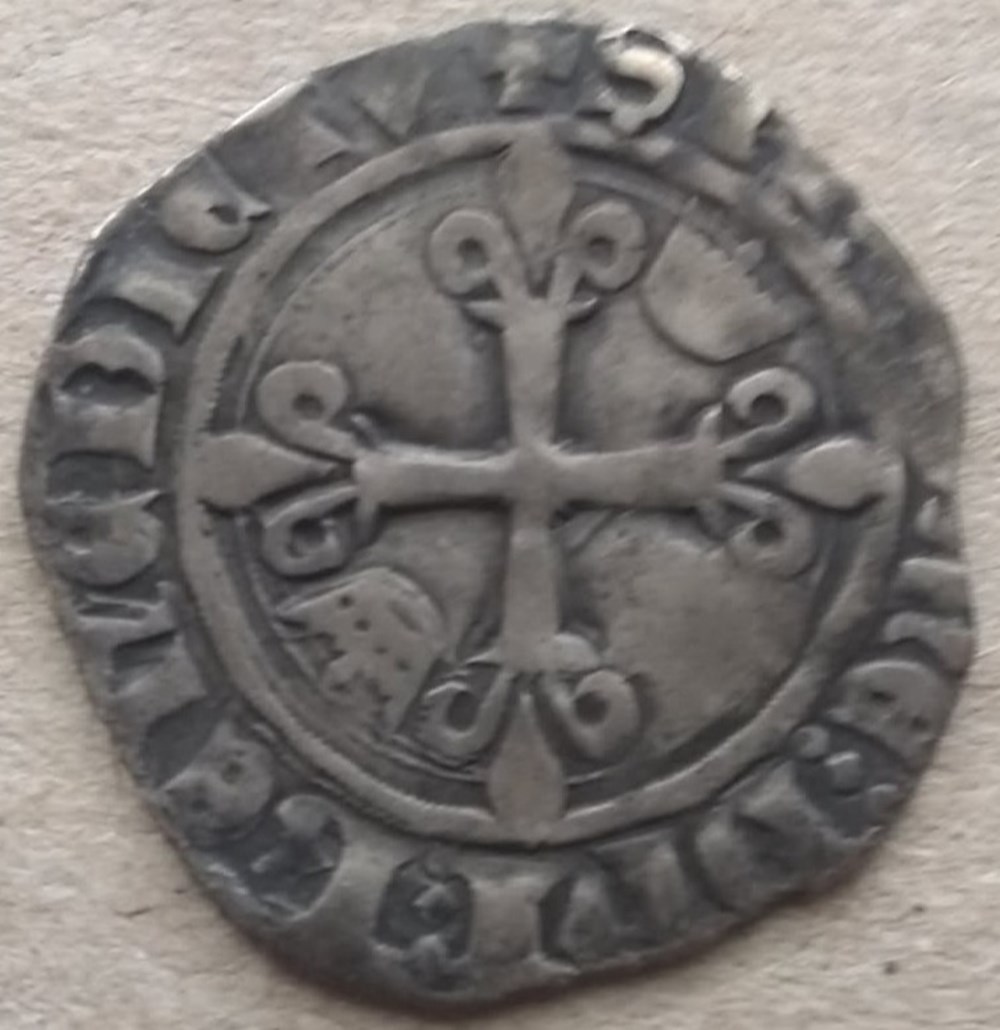 Charles VI Florette (Chalons sur saone) monnaies europe medievale france royales charles vi florette chalons sur saone