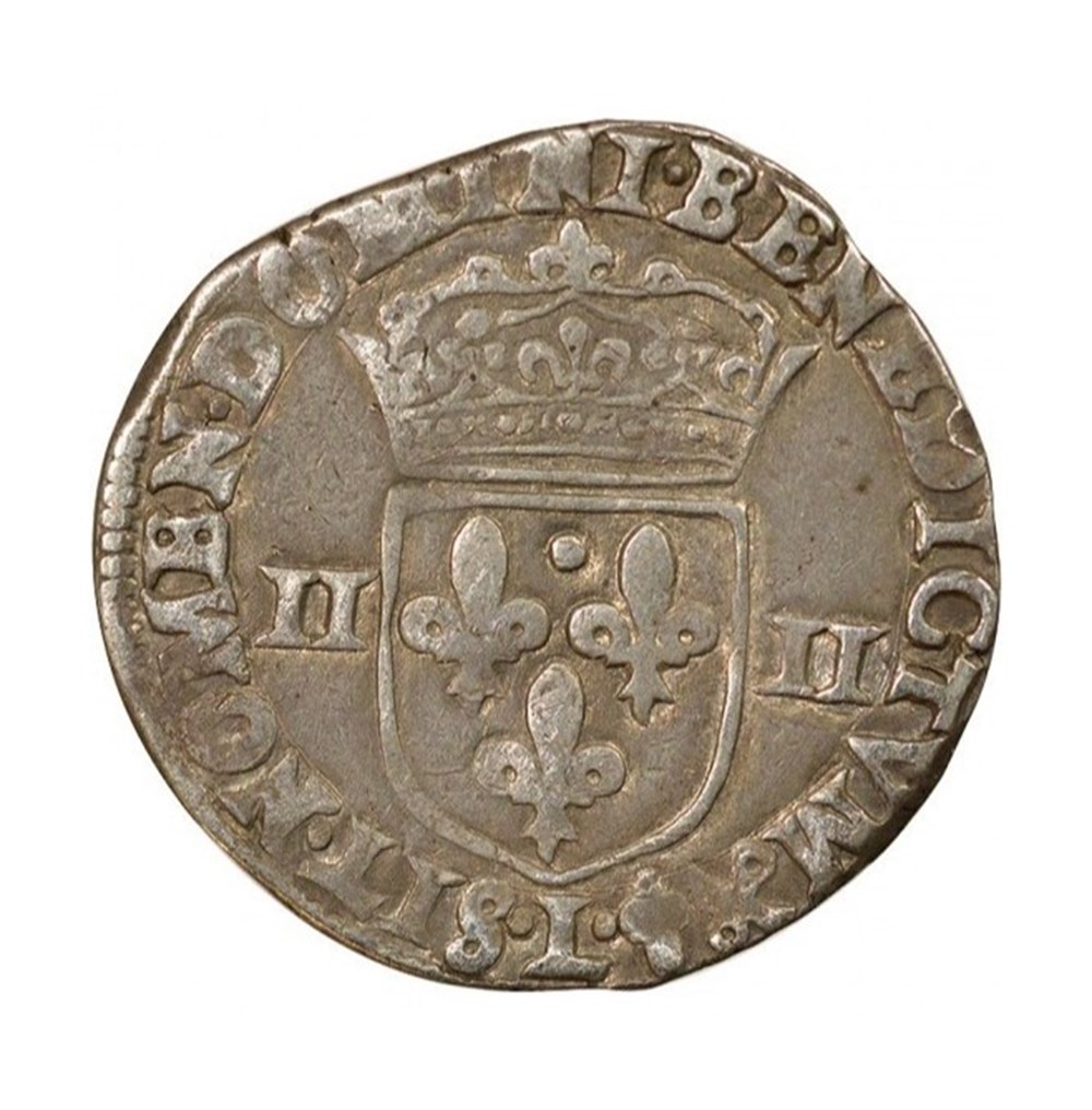 Henri IV 1/4 ecu 1601 monnaies europe medievale a france royales henri iv 1 4 ecu 1601