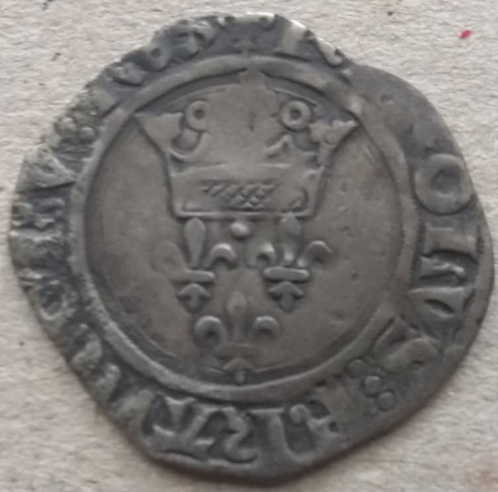 Charles VI Florette (Chalons sur saone) monnaies europe medievale france royales charles vi florette chalons sur saone