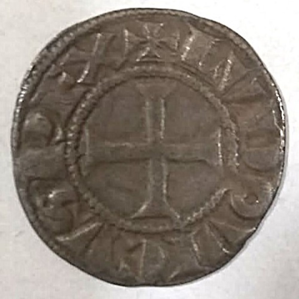 coins european medieval france royal denier tournois louis ix