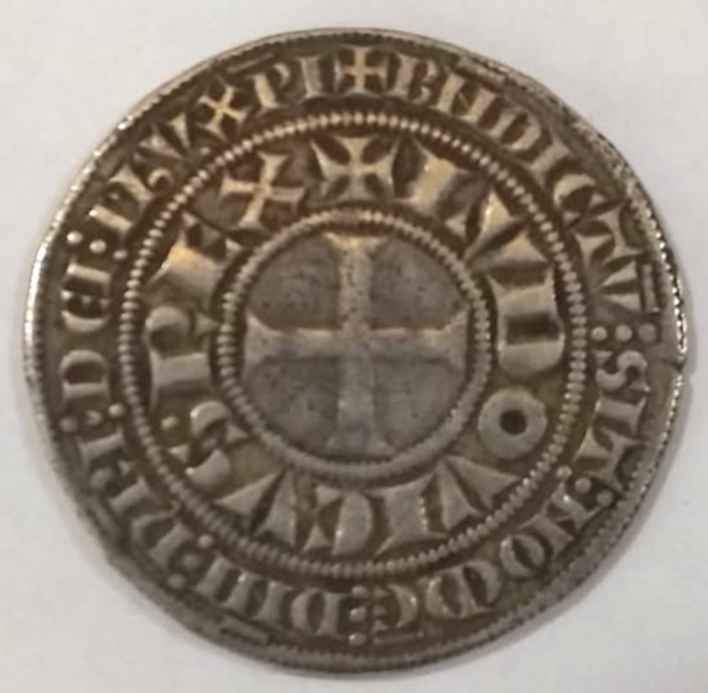 coins european medieval france royal gros tournois louis ix 1245 50 1270