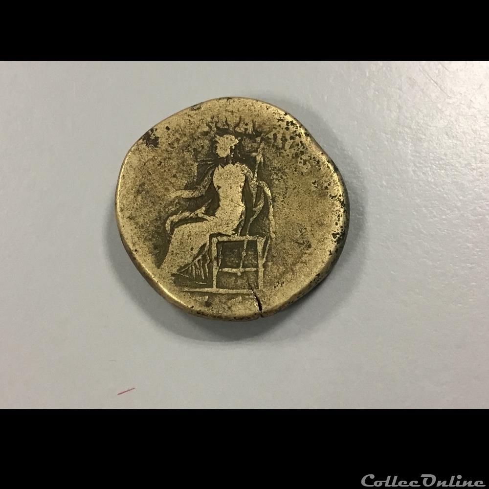 Sesterce Antonin Le Pieux monnaie antique romaine sesterce antonin le pieux