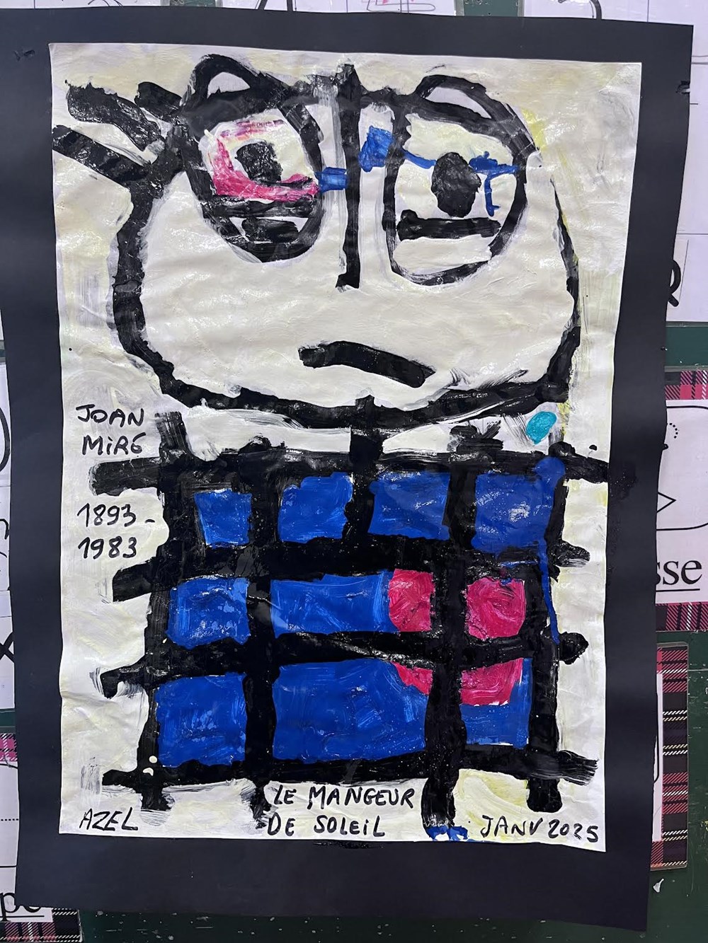 dessin enfant azel janvier 2025
