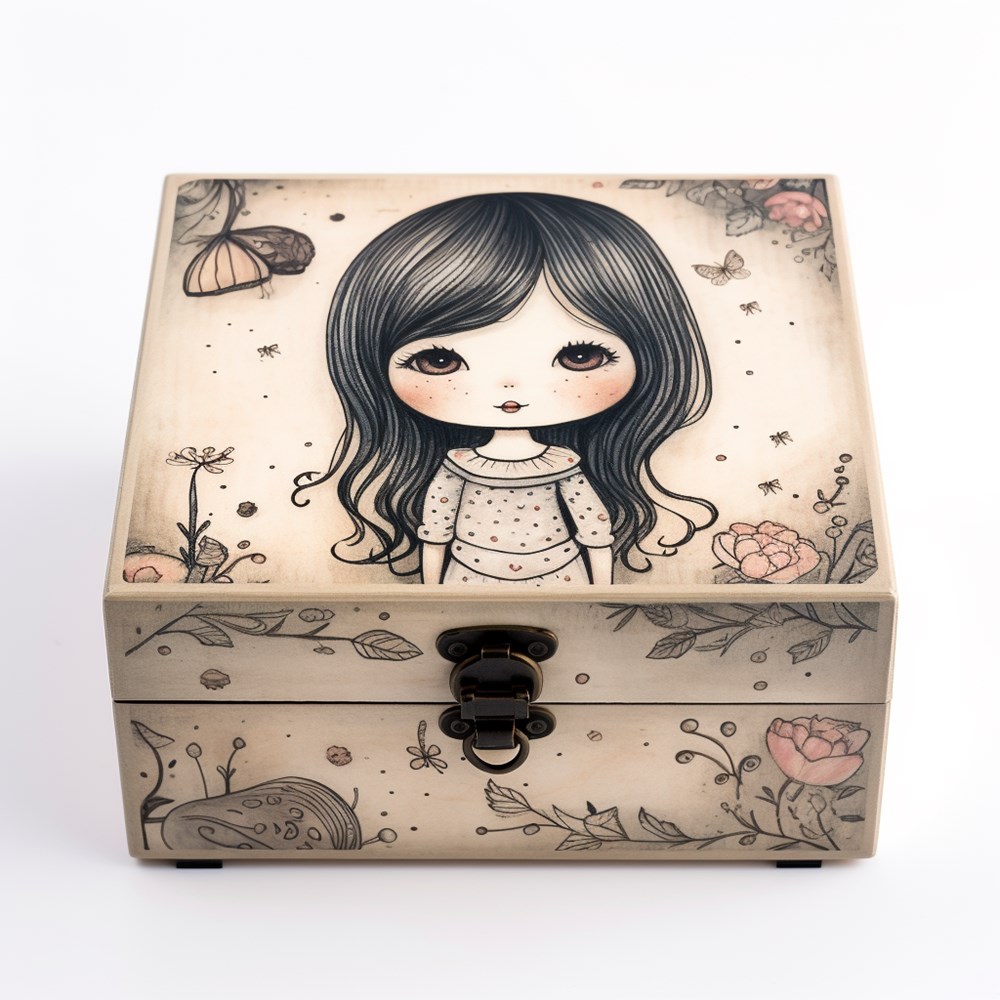 metagellanmidjourney 31492 a jewlery box with a cute girl on th 754846d9 ca8c 4324 a588 f177e910d37b