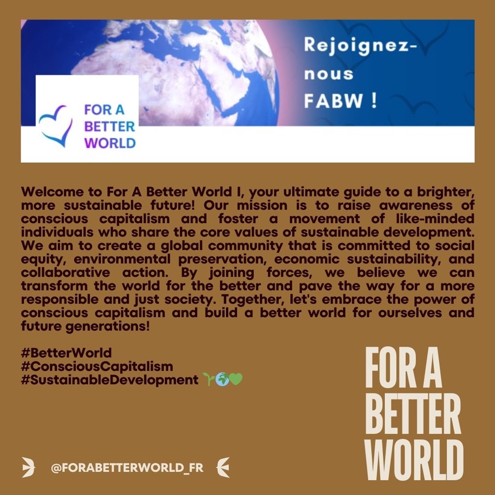 for a better world