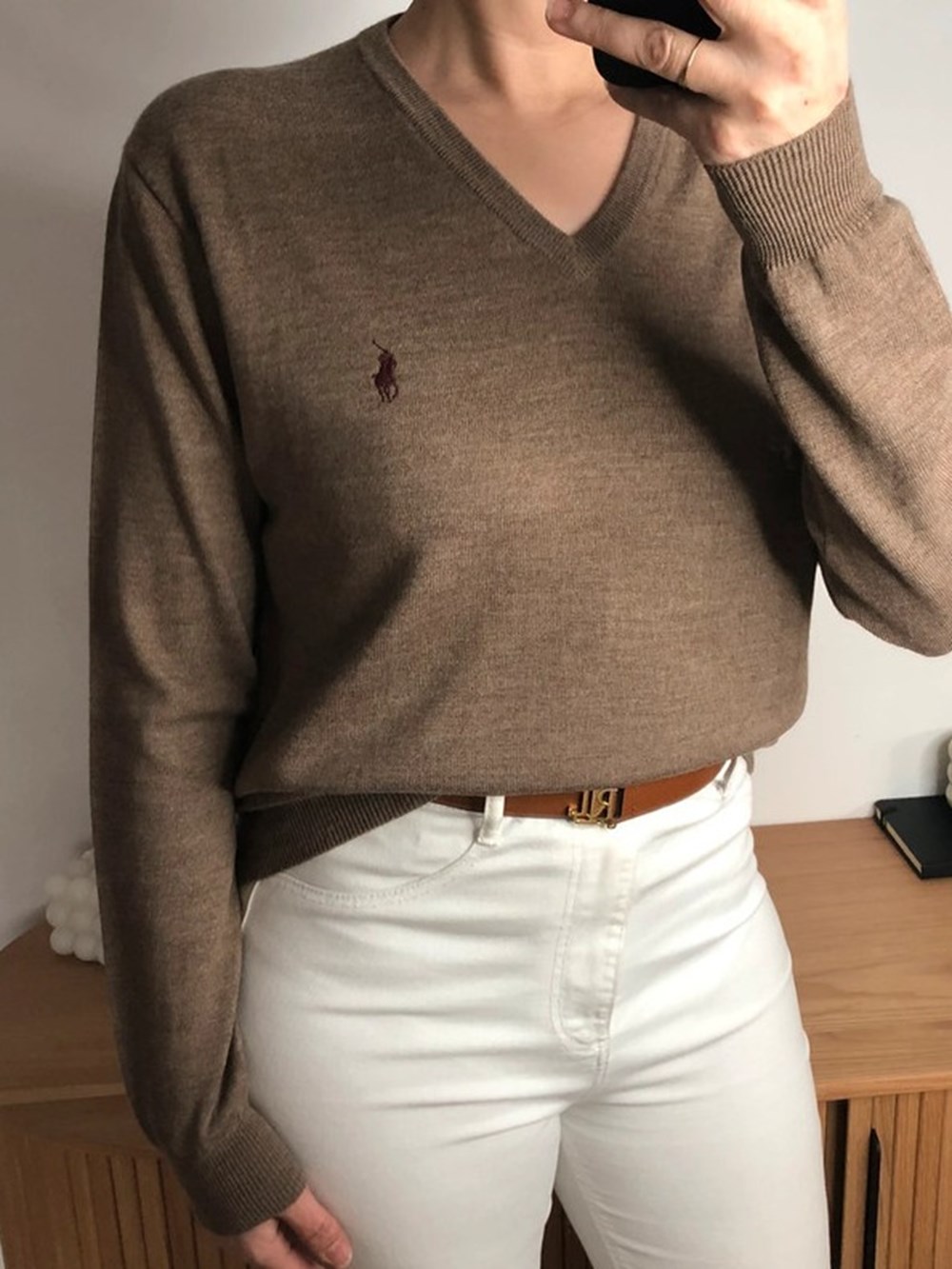 pull ralph lauren marron 20