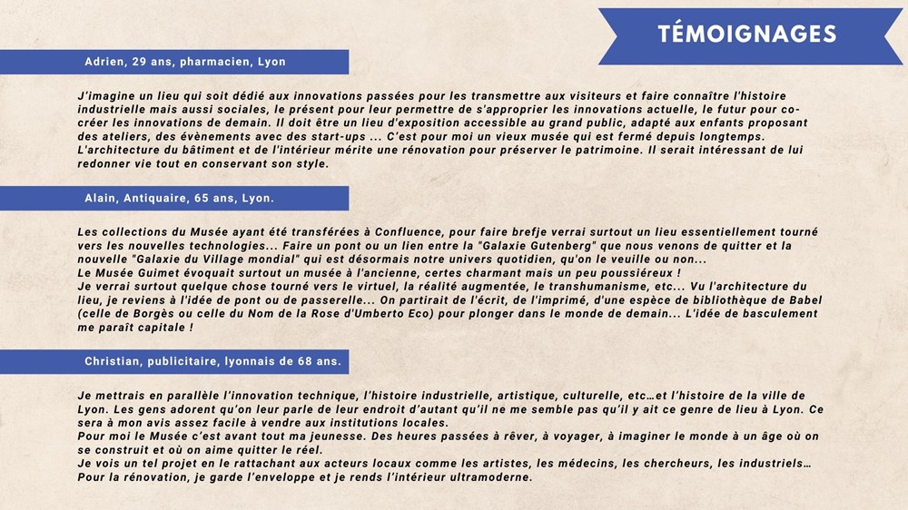 temoignages