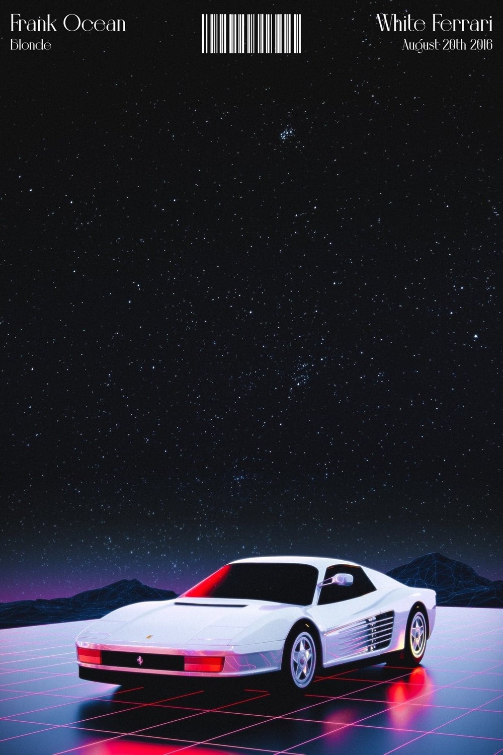Frank ocean white ferrari poster 899787 vario