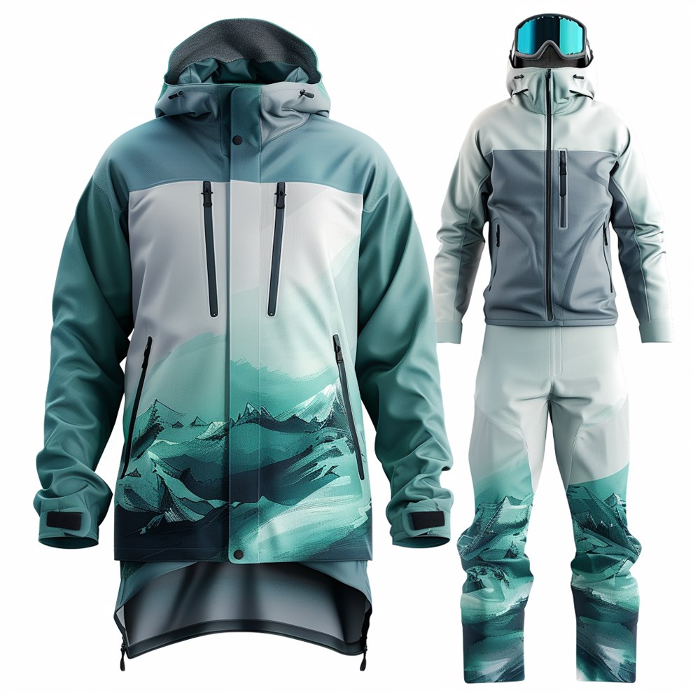 metagellanmidjourney 31492 premium ski attire for man