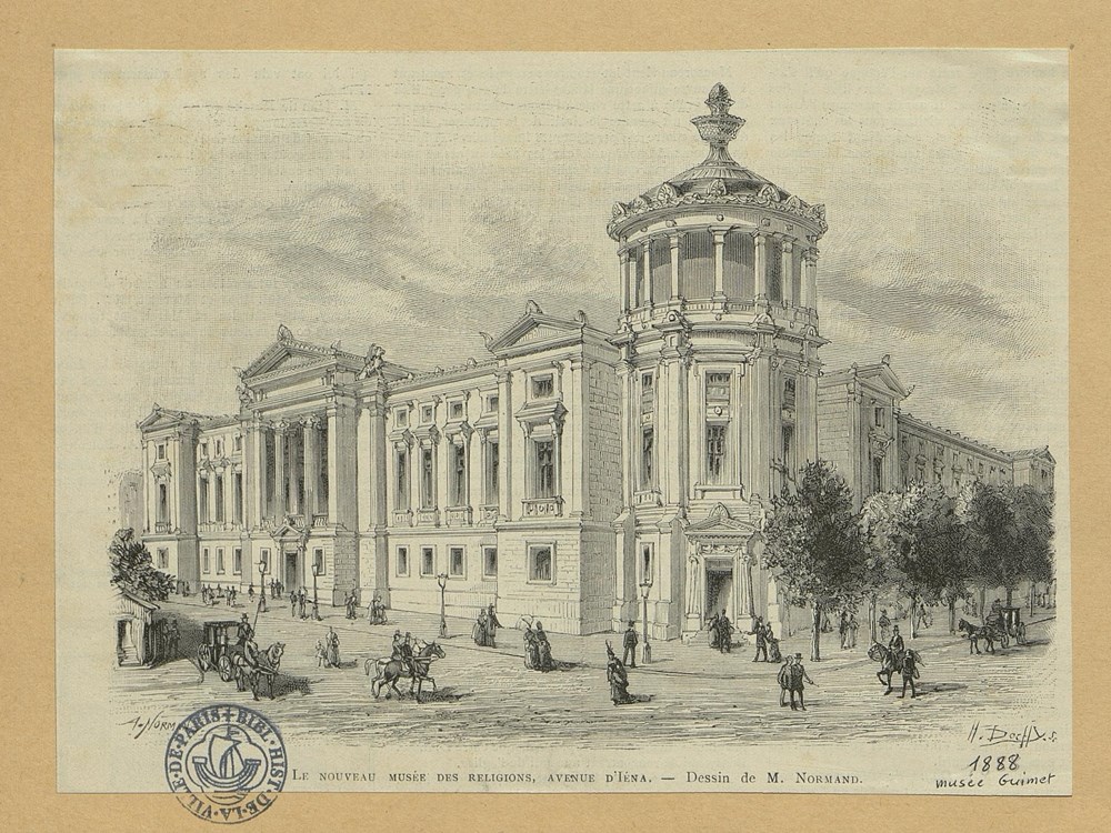 guimet musee carte postale