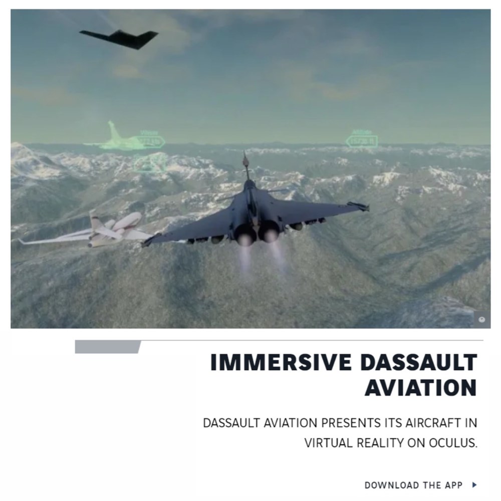 Immersive Dassault Aviation | VIRTUAL REALITY immersive dassault aviation virtual reality