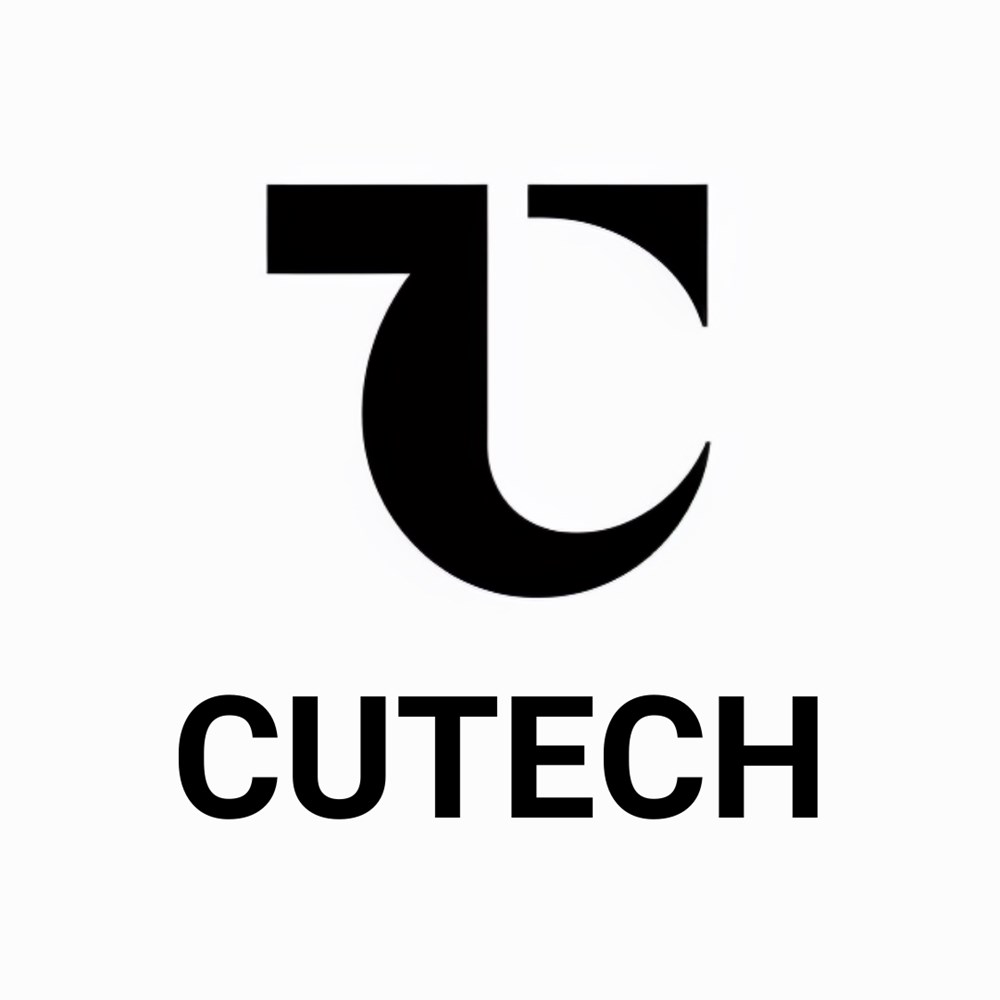 Cute Tech Logo square - grey bg cute tech logo square grey bg