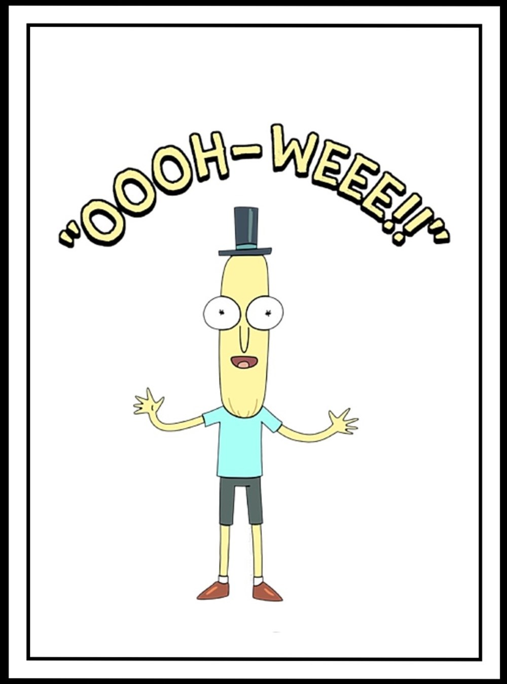 oooh weee mr poopy butthole poster