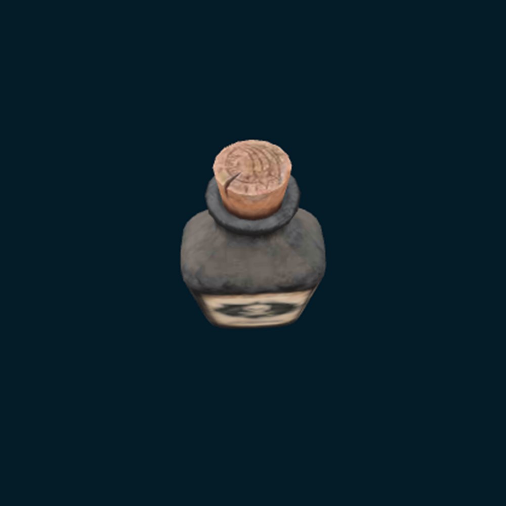 Une bouteille de poison une bouteille de poison