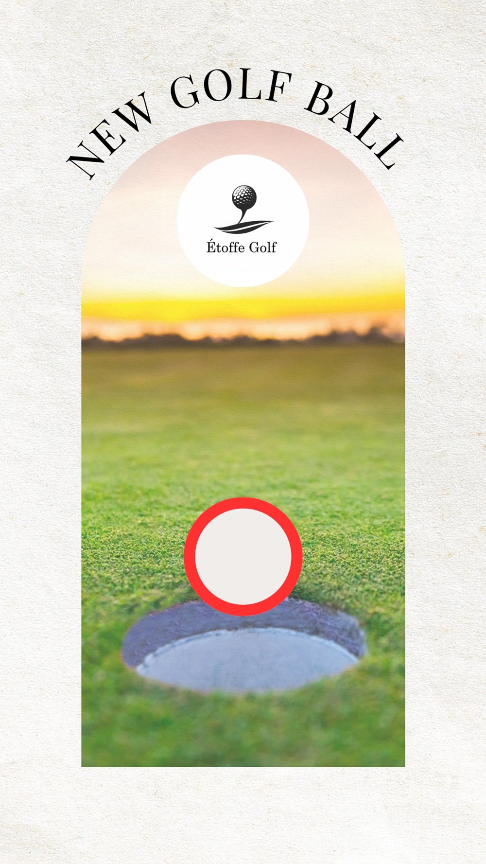 new golf ball