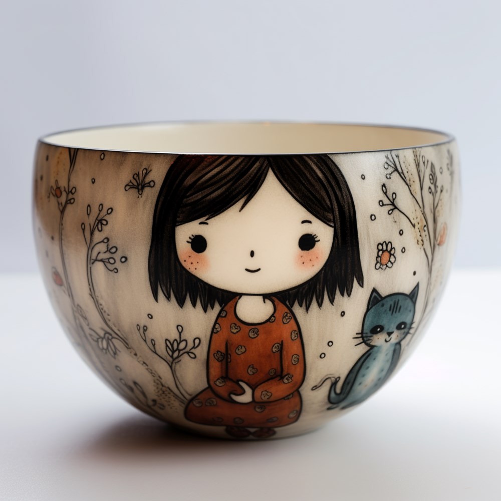 metagellanmidjourney 31492 a bowl with a cute girl on the front e8acc614 733b 4cc9 ae31 493210d53eac