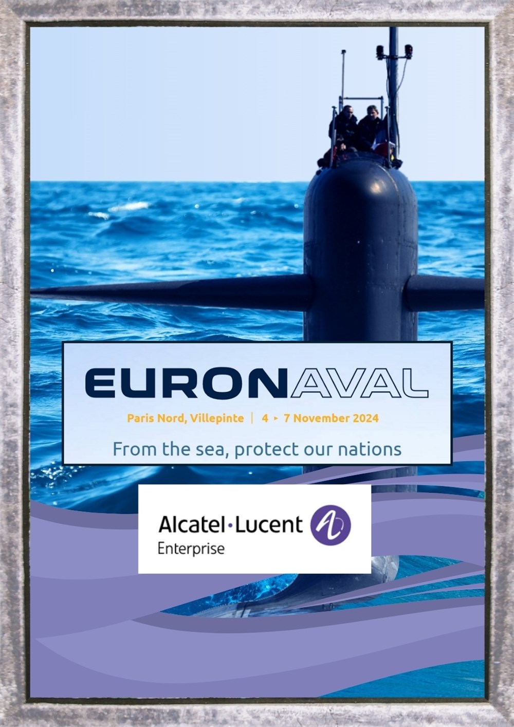 Cadre Alcatel - Euronaval cadre alcatel euronaval