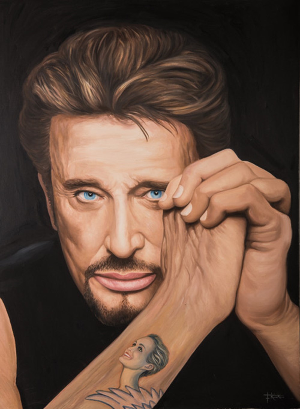 tableau johnny hallyday