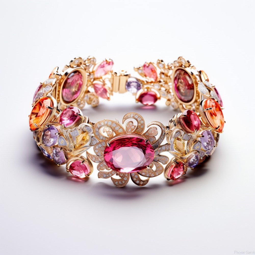 elegant gem cuff
