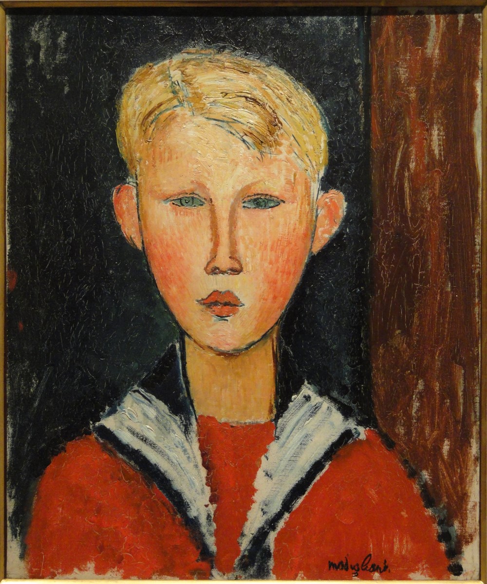 the blue eyed boy by amedeo modigliani 1916 san diego museum of art dsc06721