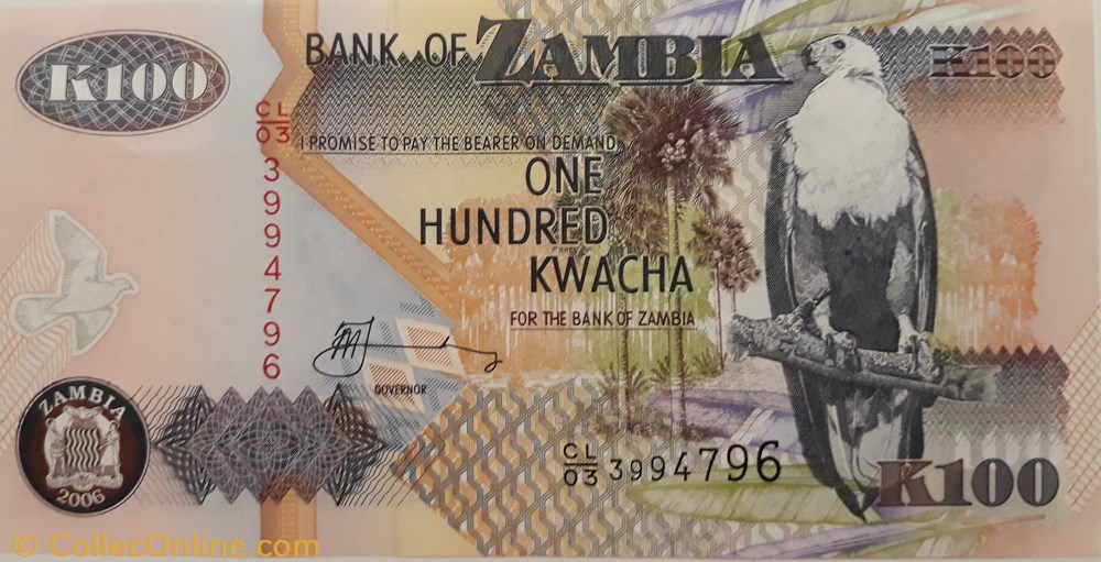 billete africa zambia
