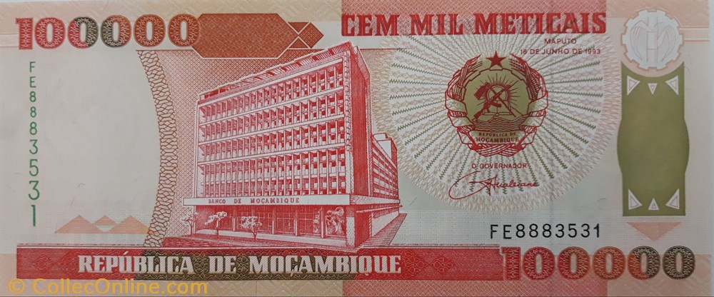 billete africa mocambic