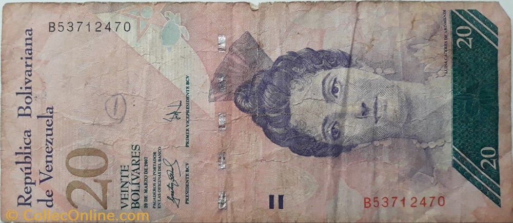 billete america del norte venezuela