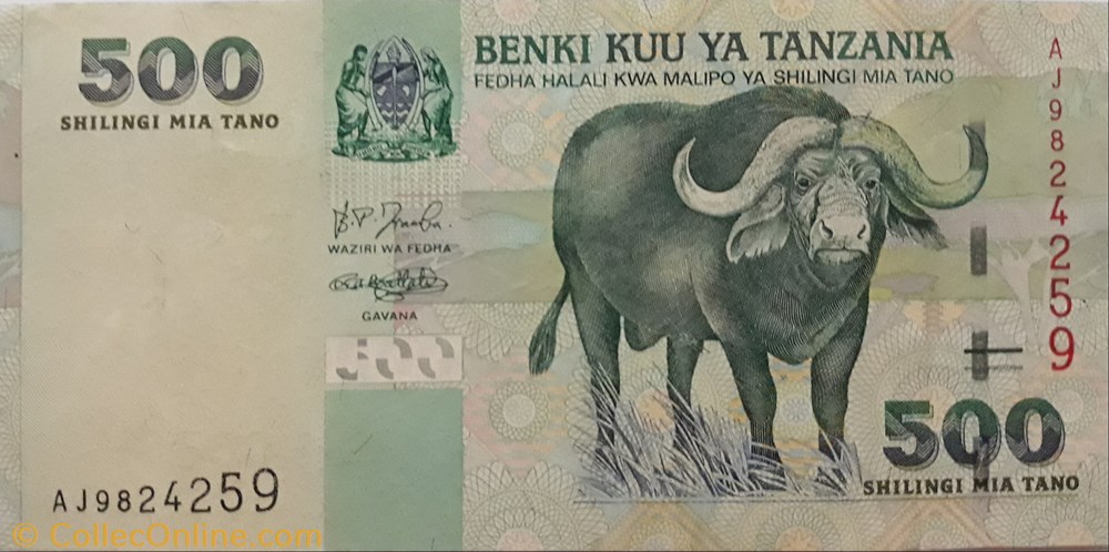 billete africa tanzania