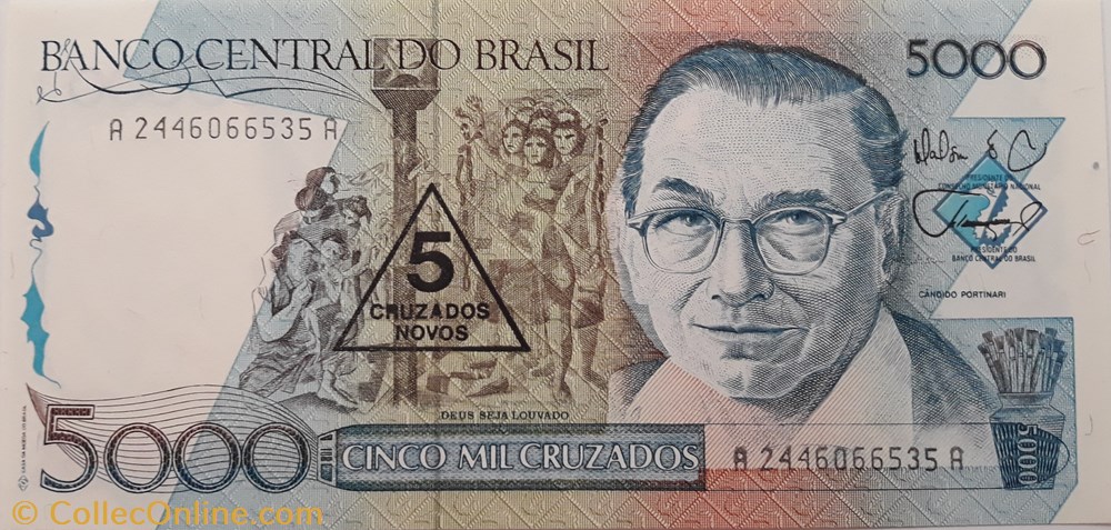 billete america del norte brasil