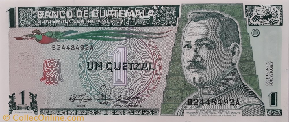 billete america del norte guatemala