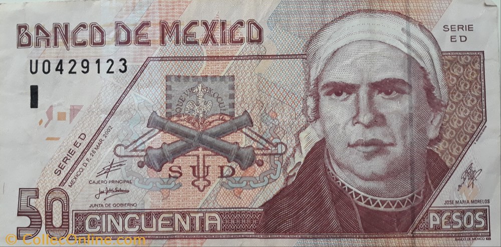 billete america del norte mexic