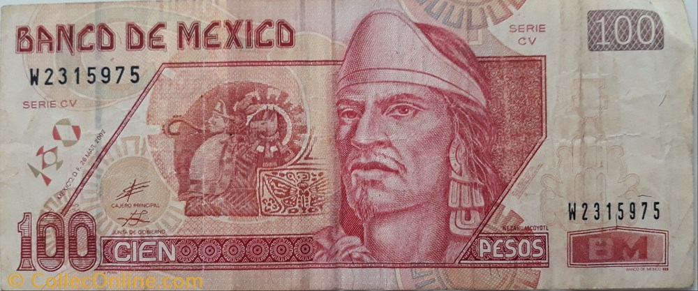 billete america del norte mexic