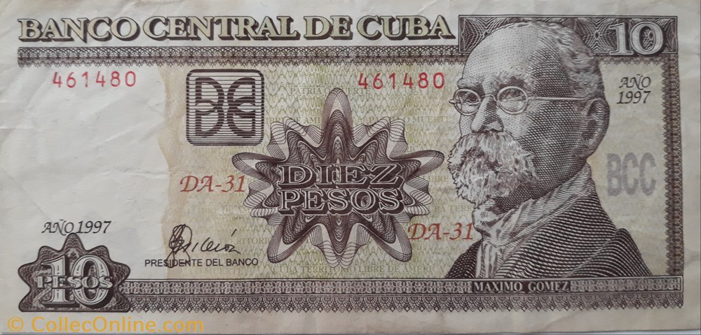 billete america del norte cuba