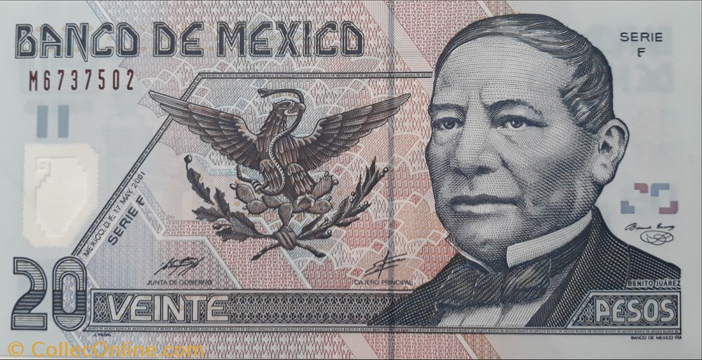 billete america del norte mexic