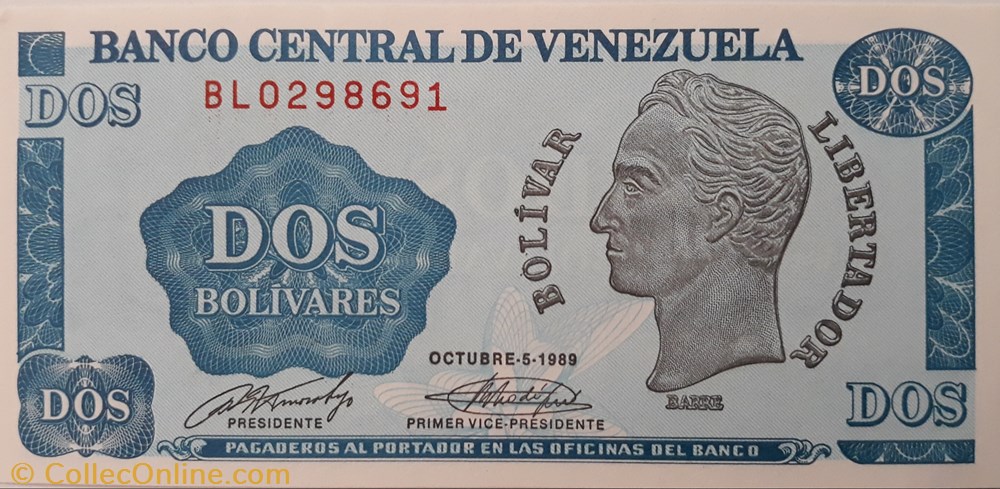 billete america del norte venezuela