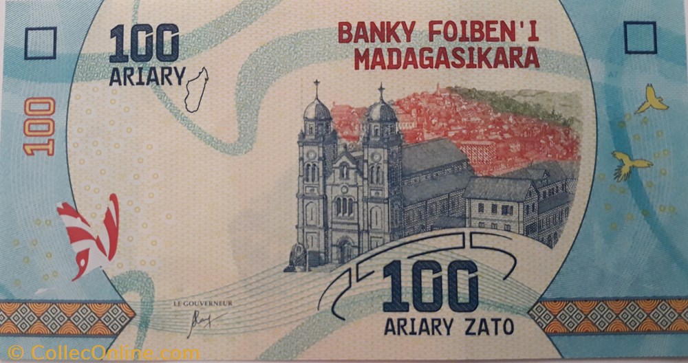 billete africa madagascar