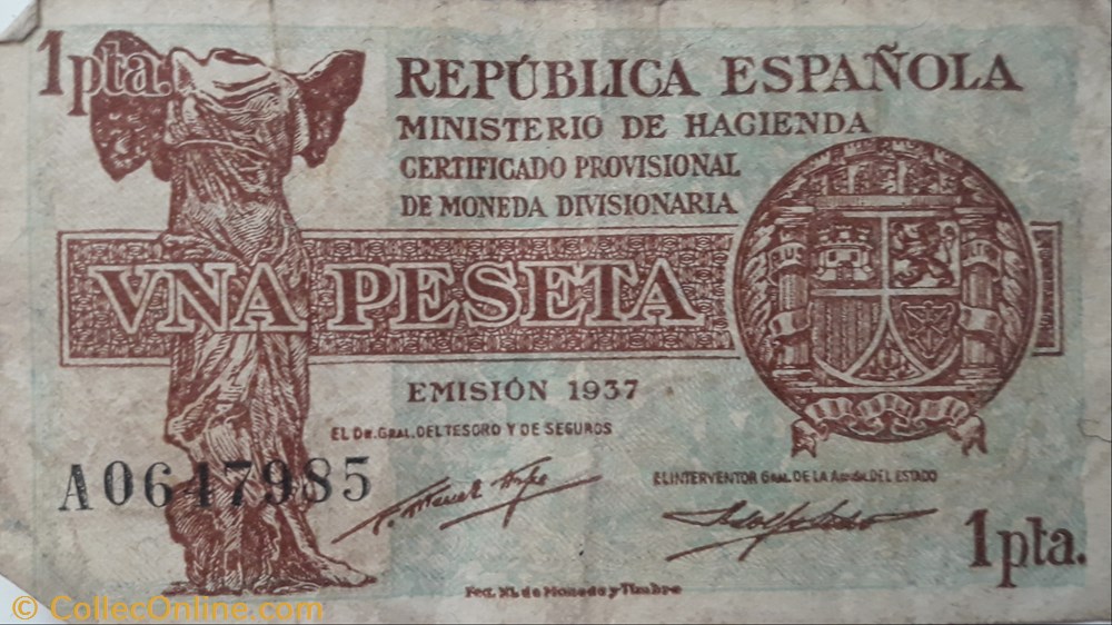 billete 1 peseta
