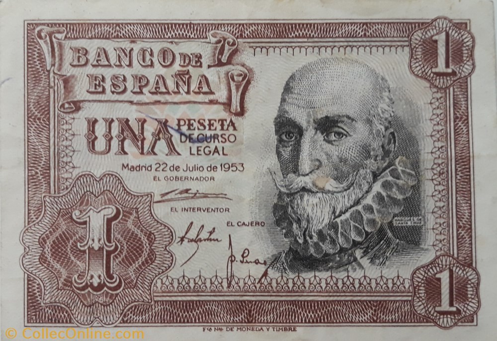 billete 1 peseta