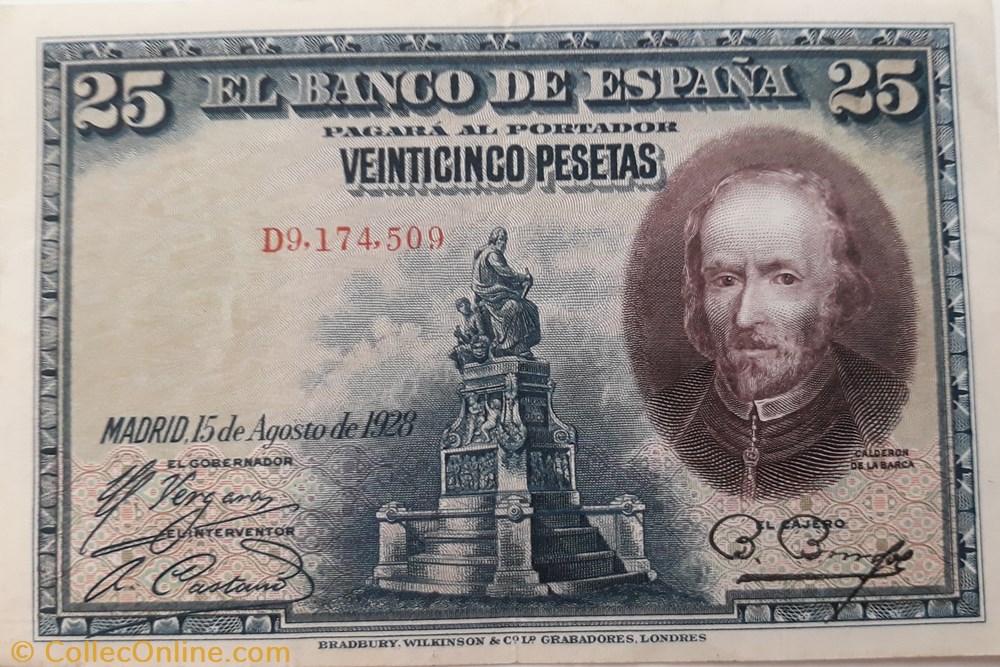 billete 25 pesetas
