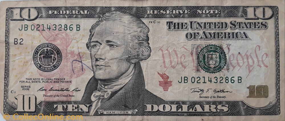 billete america del norte estats units